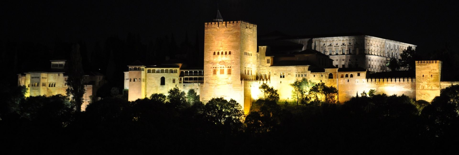 Ambiente nocturno de Granada