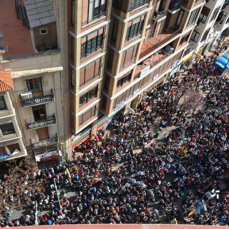 dormir en Valencia en Fallas
