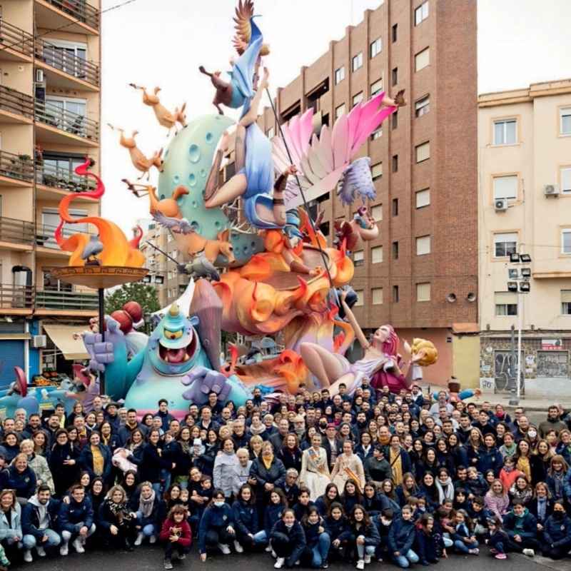 comer en Valencia en Fallas