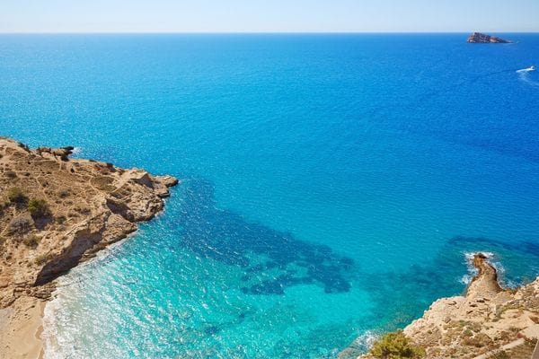 Cala Almadrava en Benidorm