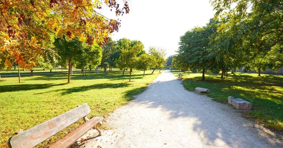 Panorámica del Jardín del Turia