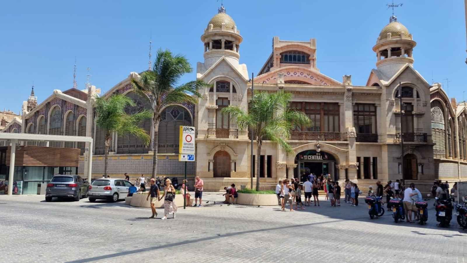 Mercado Central de Valencia(8) Fachada del Mercado Central de Valencia